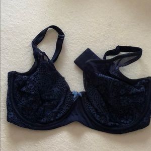 Victoria’s secret demi unlined navy bra